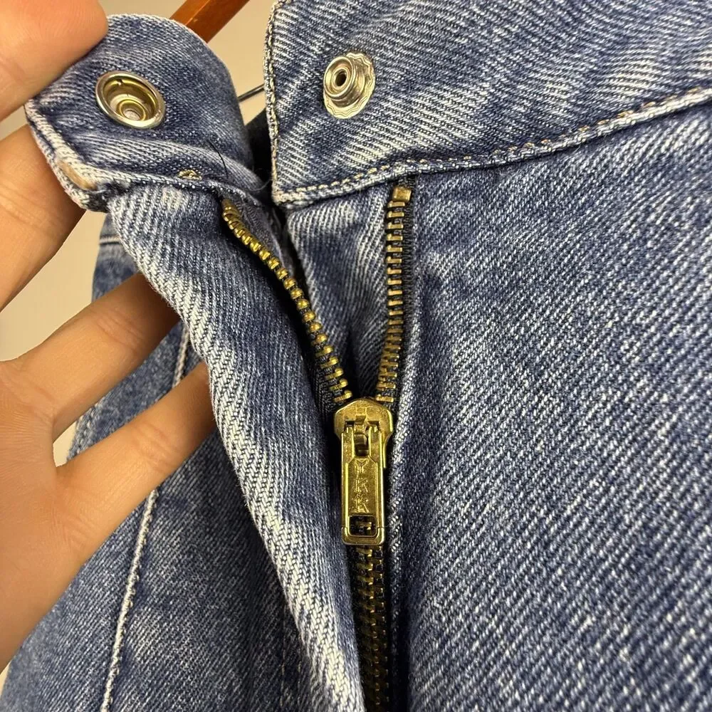 Vintage Missoni Sport Designer 80s 90s High Waisted Denim Jean Skirt, Italy - Picture 7 of 9